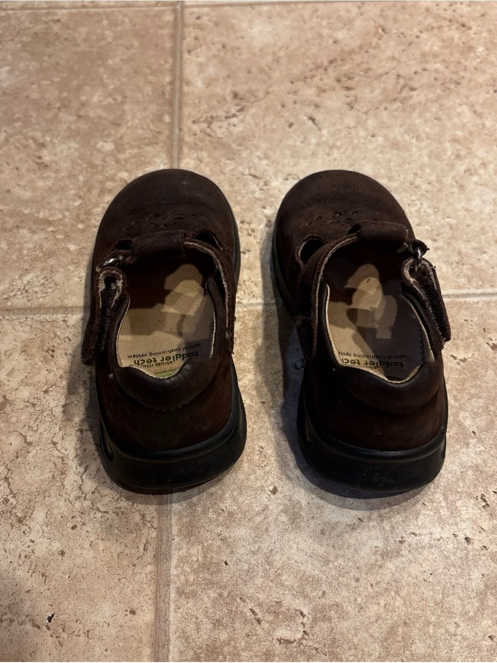 Stride Rite Samantha Brown T-Strap Suede Kids Shoes